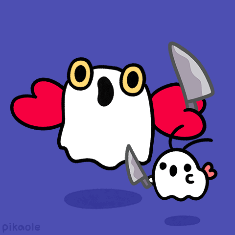 Ghost Crabby Crab GIF