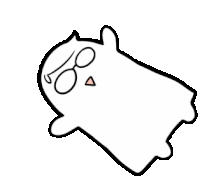 Ghost Scared Sticker