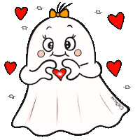 Ghost Sticker Halloween Sticker