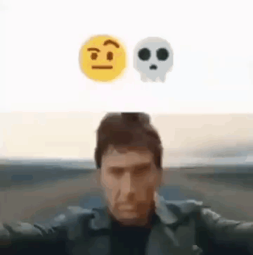 Ghostrider Skull Emoji GIF