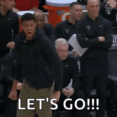 Giannis Cheer GIF. This 498 x 498 animated GIF is part of our hype man collection. Related themes include cheer, hype. Created by kdmoriarty. View the…
