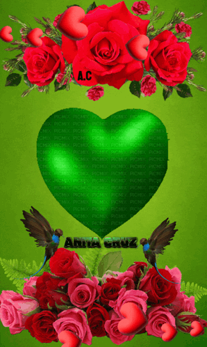 Gif Rosas Y Corazones GIF
