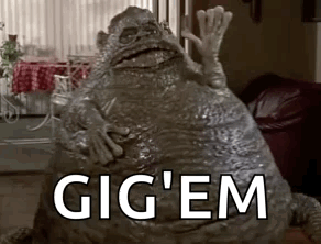 Gig’em Texas Am Football GIF