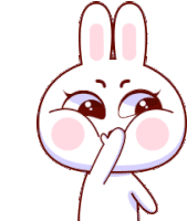 Giggles Bunny Sticker