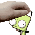 Gir Invader Zim Sticker