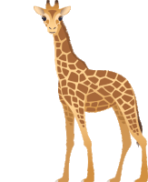 Giraffe Nature Sticker