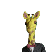 Giraffe Open Mouth Sticker