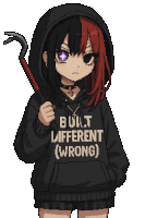Girl Anime Sticker