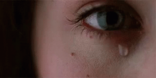 Girl Crying Tear Drop GIF