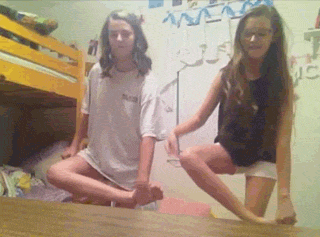 Girl Fail GIF