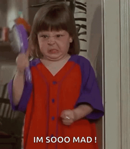 Girl Mad GIF