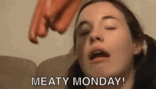 Girl Meaty Monday GIF. This 498 x 285 animated GIF is part of our sausage face collection. Created by SarahPita. View the original animation, share it, or…