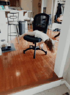 Girl Spinning GIF