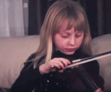 Girl Violin GIF