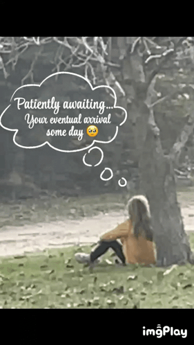 Girl Waiting GIF