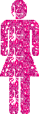 Girls Pink Sticker