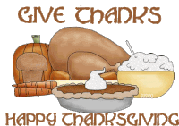 Give Thanks Happy Thanksgiving Sticker