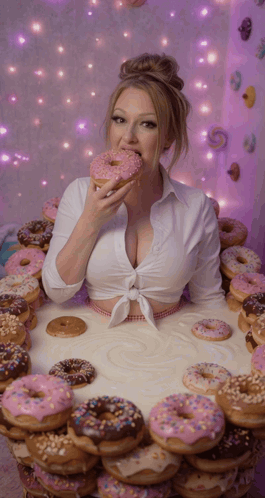 Glazed Donut Bathtub GIF