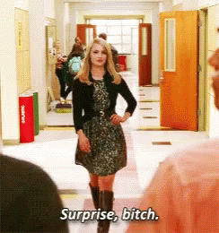 Glee Quinn GIF. This 244 x 260 animated GIF is part of our surprise bitch collection. Related themes include surprise. View the original animation, share…