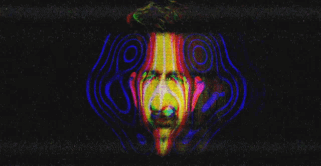 Glitchy Calvin Harris GIF