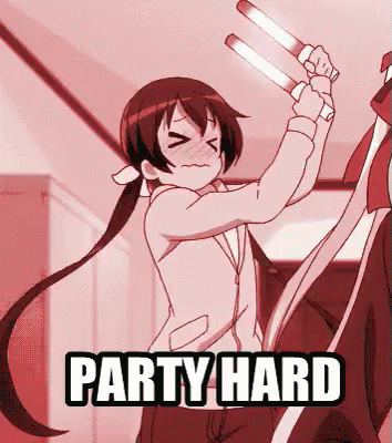 Glow Party Hard GIF