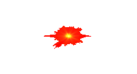Glowing Red Eyes Sticker