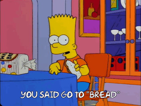 Go To Bread The Simpsons GIF