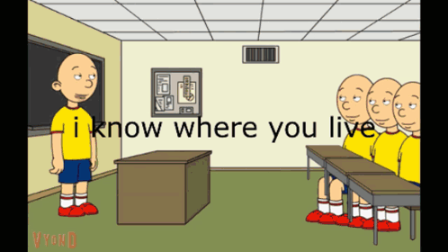 Goanimate Caillou GIF