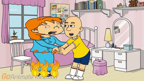 Goanimate Calliou GIF