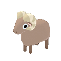 Goat Bighorn Sticker