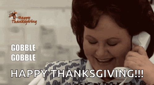 Gobble Gobble Happy Thanksgiving Day GIF