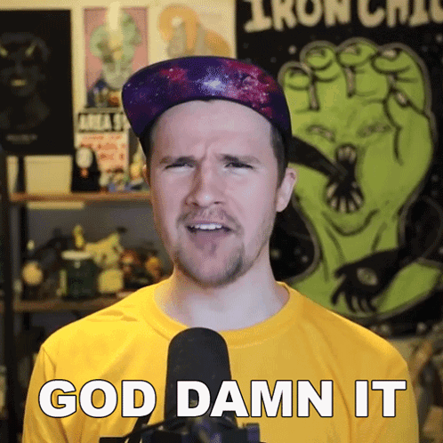 God Damn It Elvis The Alien GIF