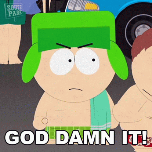 God Damn It Kyle Broflovski GIF