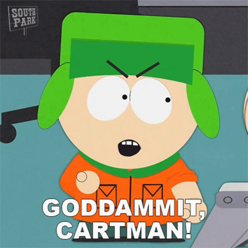 Goddammit Cartman Ike GIF