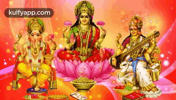 Goddess Saraswati.Gif GIF. This 360 x 206 animated GIF is part of our lakshmi mata collection. Created by kulfy. View the original animation, share it, or…