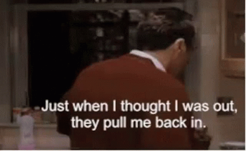 Godfather Goodfellas GIF. This 498 x 306 animated GIF is part of our just when i thought i was out collection. Related themes include goodfellas. Created by…