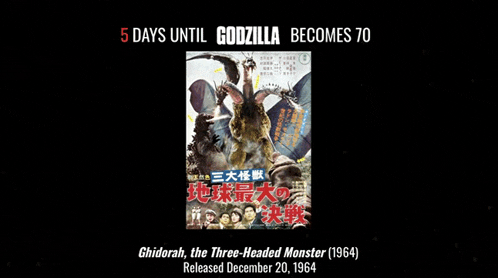 Godzilla 5 Days Until Godzilla Day Meme