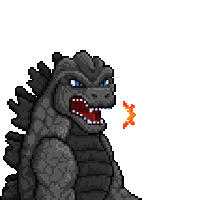 Godzilla Shout Sticker