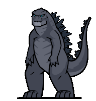 Godzilla Stomp Sticker
