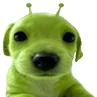 Gog Alien Sticker