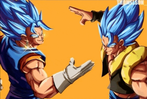 Gogeta And Vegito Dap Up Dragon Ball Meme