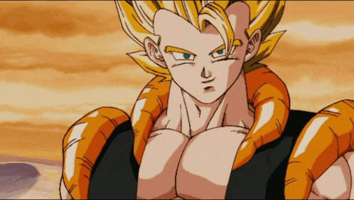 Gogeta Smile GIF