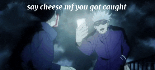 Gojo Caught In 4k GIF