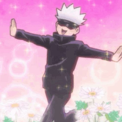 Gojo Run Anime Run GIF