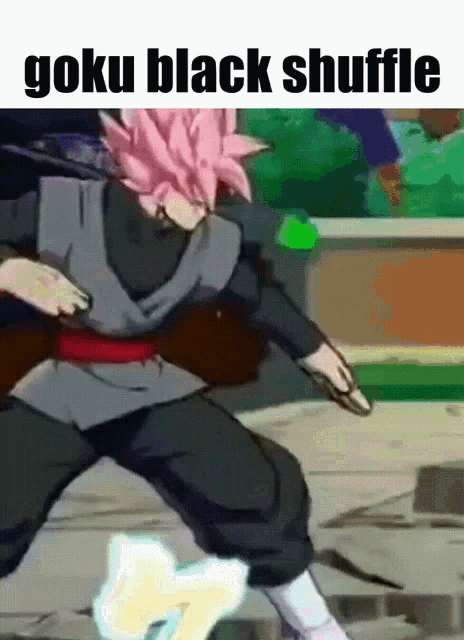 Goku Black Goku Black Shuffle GIF