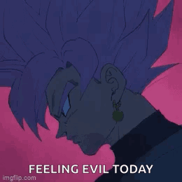 Goku Black Smile GIF