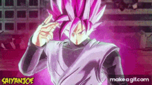 Goku Black Ssj Rose Evolution GIF