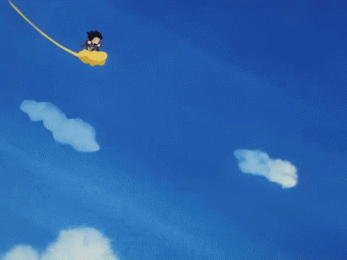 Goku Flying Nimbus GIF