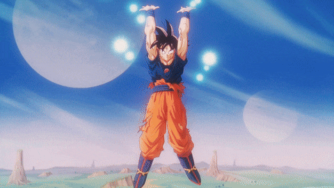 Goku Genkidama GIF