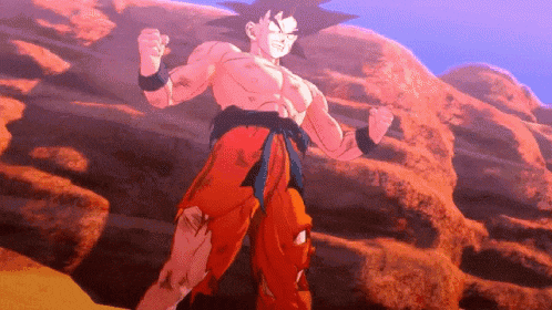 Goku Kaioken GIF